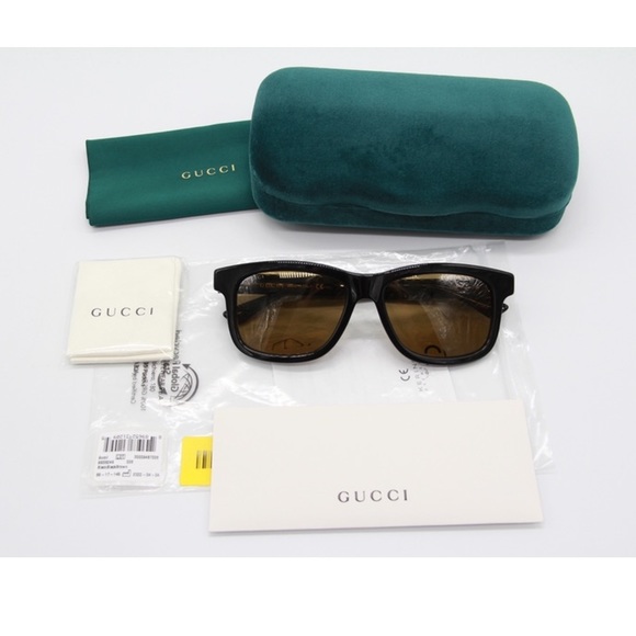 NEW GUCCI MEN’S SUNGLASSES GUCCI GG0824S 006 GUCCI EYEWEAR - Picture 10 of 11